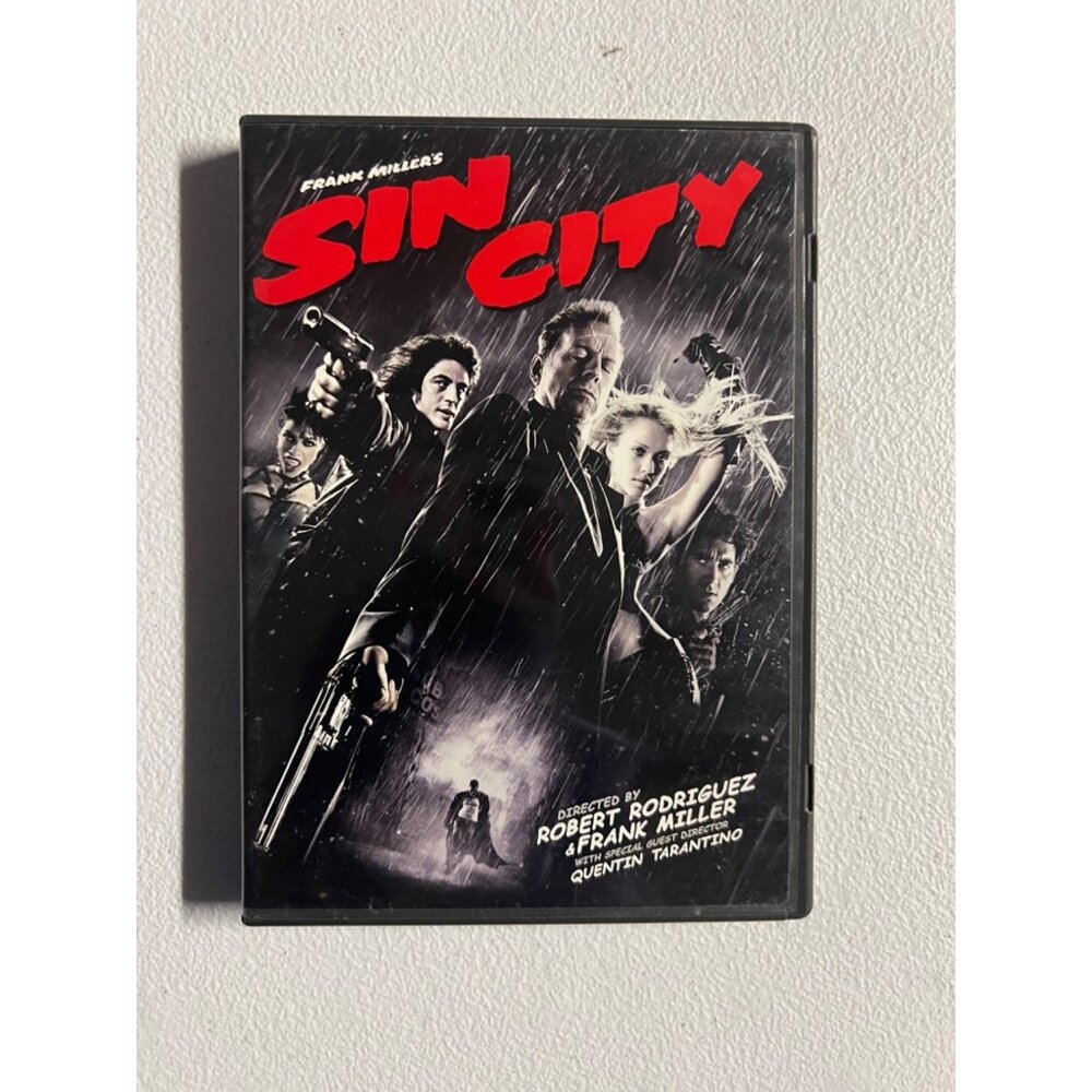 Sin City 2005 DVD Frank Miller Bruce Willis Crime Thriller Movie Pre-Owned